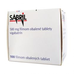 Сабрил (Вигабатрин) таблетки 500мг №100 (100 таблеток) в Серове и области фото