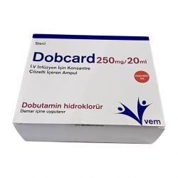 Добутамин Добкард Dobcard (dobutamine) р-р д/ин амп 250мг/20мл в Серове и области фото