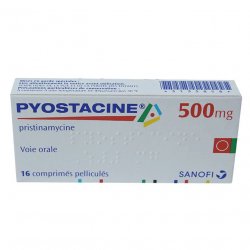 Пиостацин (Пристинамицин) таблетки 500мг №16 в Серове и области фото