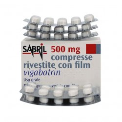 Сабрил (Sabril, Вигабатрин) в таблетках 500мг №50 в Серове и области фото